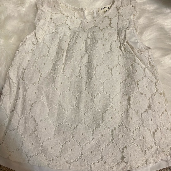 Marshalls white flower top Size L - Picture 1 of 2